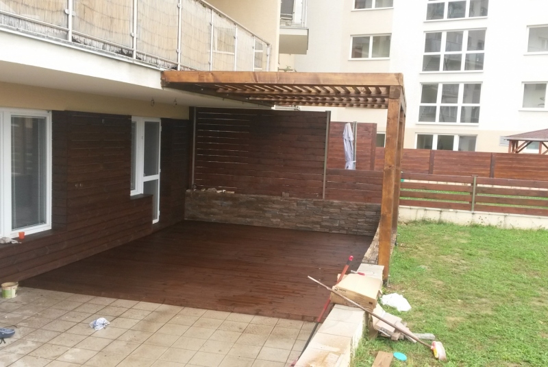 Drevená pergola - Košice